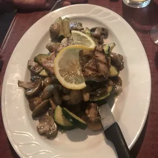 Chicken with vegetables