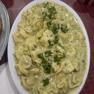 Tortellini with Alfredo Sauce