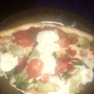 Florentine pizza was ok  No spices no sauce nothing special  I added my own flavorings and spices will not order again.. it was just ok