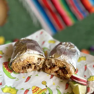 Surfy and turf burrito