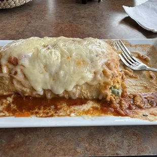 Easily a half pound of cheese alone in this giant! The hype is real!