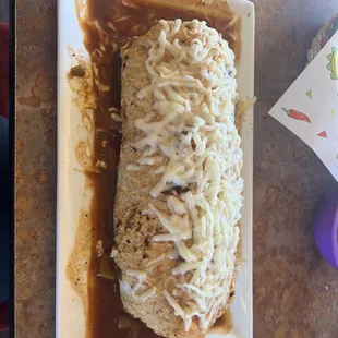 Chili Verde Wet Burrito