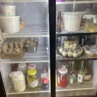 Look at the bottom of the cooler and the doors....