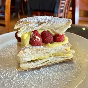 Raspberry napoleon