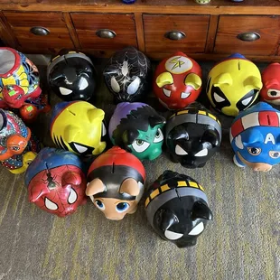 Super hero piggy banks
