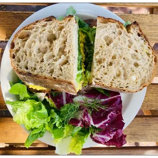 Lunch Curried Chicken Sandwich.