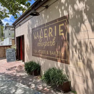 the outside of the building