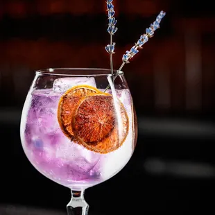 herbal gin and tonic