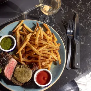 steak, food