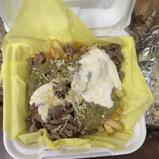Carne asada fries