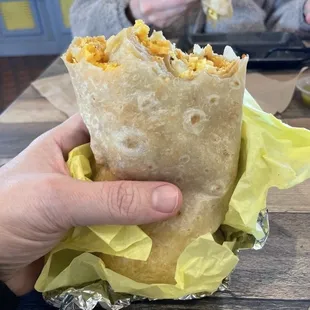 Egg, potato, rice &amp; cheese