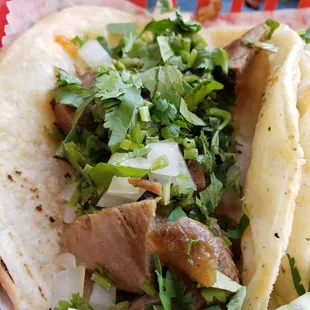 Lengua. Arguably the best taco out of the lot
