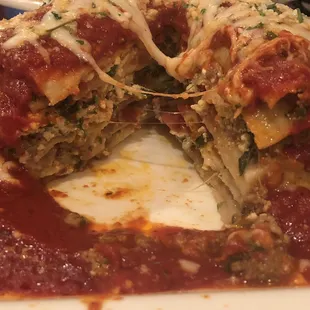 Delicious lasagna