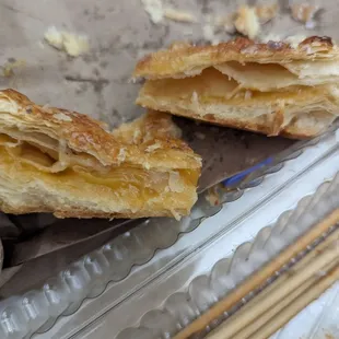 Inside the mango pastry