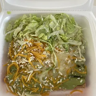 Soggy, no flavor rolled tacos
