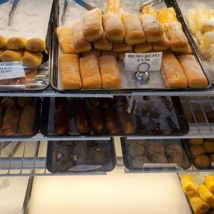 a variety of baked goods