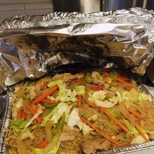 Pancit Medium Tray (~$36)