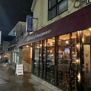 Outside the restaurant -- on Friday, 8 March 2024