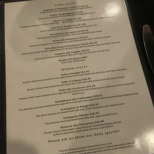 MENU (main courses) -- on Friday, 8 March 2024