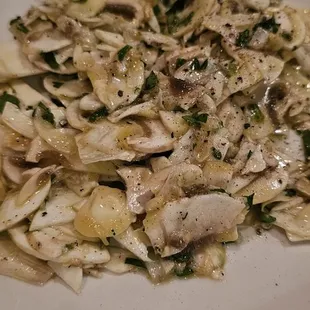 Mushroom salad is a winner