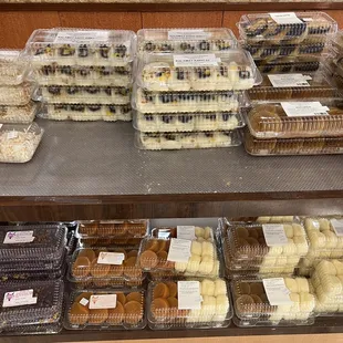 a variety of baked goods