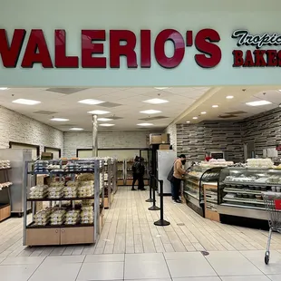 Entry to Valerio's Bakeshop inside the Seafood City shopping center