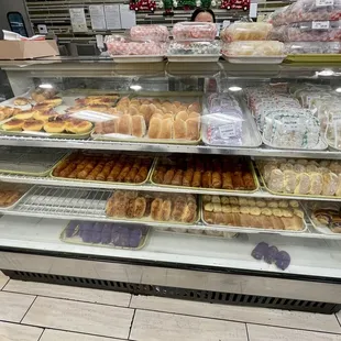 Display case of some of their pastries