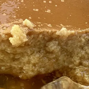 Not creamy! Make sure you taste it before you leave.