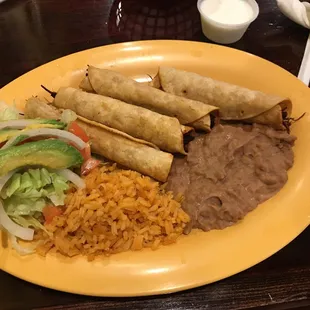 Beef flautas