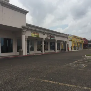 the outside of the building