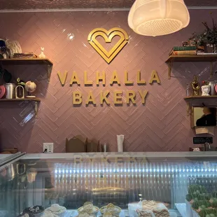 a display of pastries