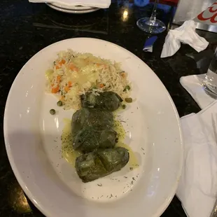 Grape leaves appetizer
