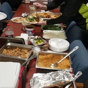 Taco Bar complete with all the fixens needed for street tacos.