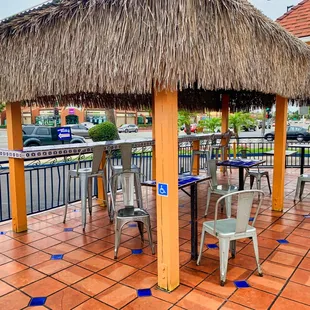outside seating