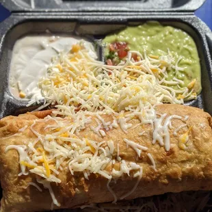 Steak chimichanga