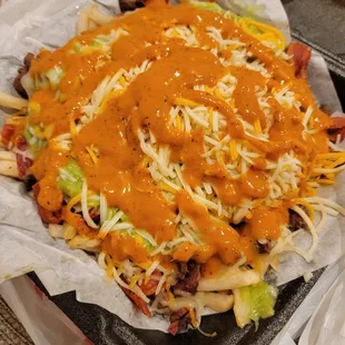 Christian Fries w/Orange Sauce on top