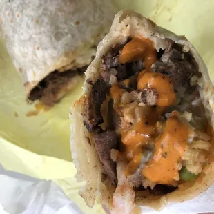 Surf and Turf Burrito