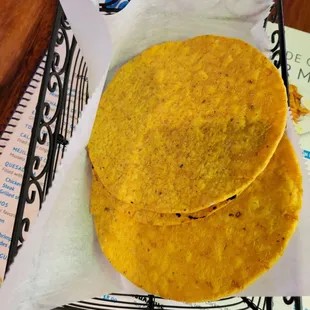 Tostadas for ceviche dip
