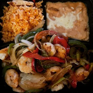 Shrimp Fajitas de Camaron