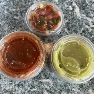 Salsa from the salsa bar
