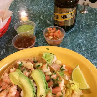 Shrimp Tostadas