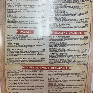 Lunch Specials!