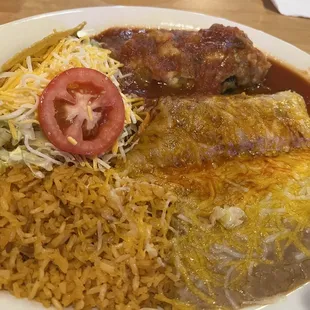 Enchilada, Taco, Relleno combo 20