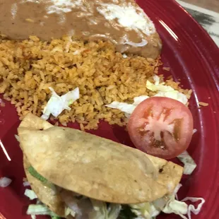 Taco dinner plate $11.33