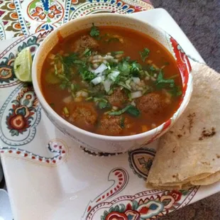 Abondigas to go :)