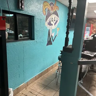 the inside of a restaurant