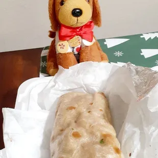 Bean and cheese burrito