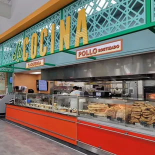 a view of a food court