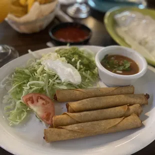 Chicken Flautas Taco