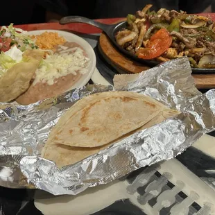 Steak and Chicken Fajita